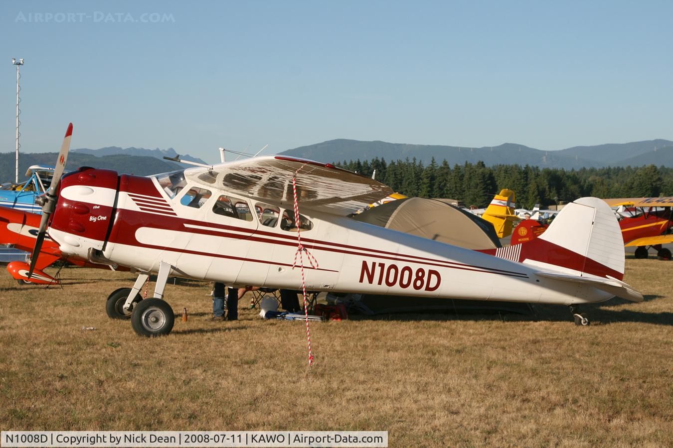 N1008D, 1950 Cessna 195A C/N 7616, .