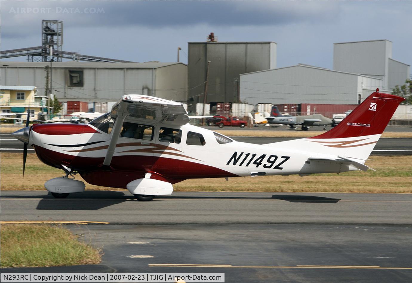 N293RC, 2006 Cessna 206H Stationair C/N 20608281, Shot as N1149Z but now reregistered as listed