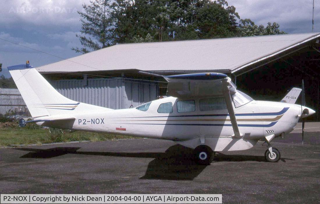P2-NOX, 1965 Cessna 206 Super Skywagon C/N Not Found N206BJ, Scanned from a slide