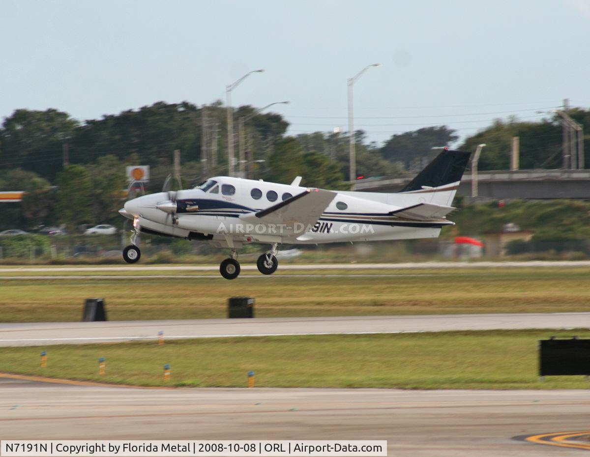 N7191N, Raytheon C90GT King Air C/N LJ-1791, Beech C90GT