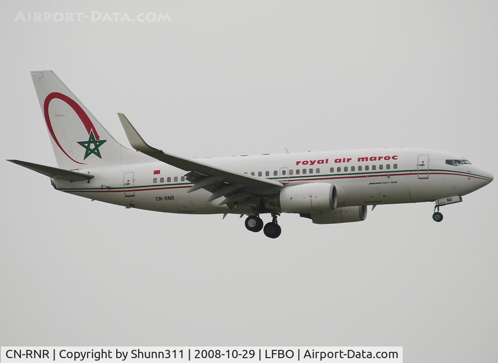 CN-RNR, 2000 Boeing 737-7B6 C/N 28986, Landing rwy 32L with new c/s