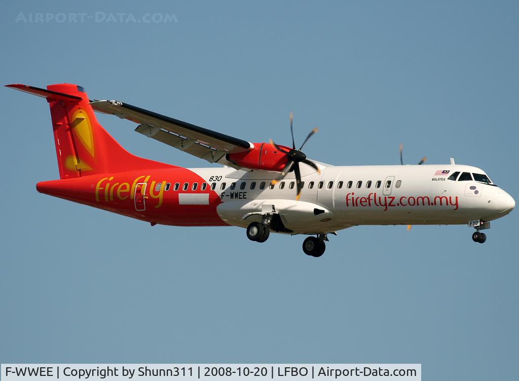F-WWEE, 2008 ATR 72-212A C/N 830, C/n 830 - To be 9M-FYD