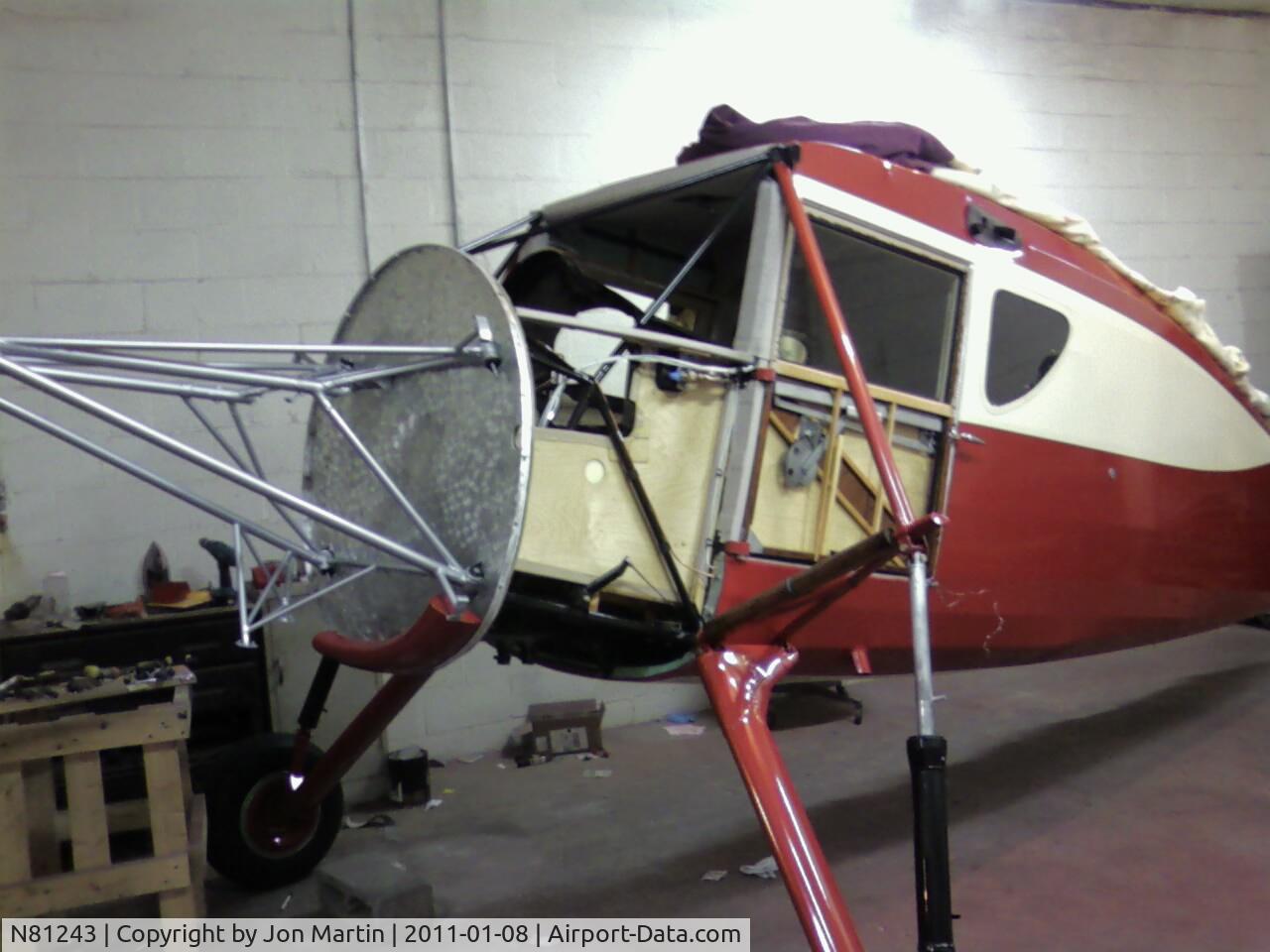 N81243, 1952 Fairchild 24R-46 C/N R46144, Under Full Restoration