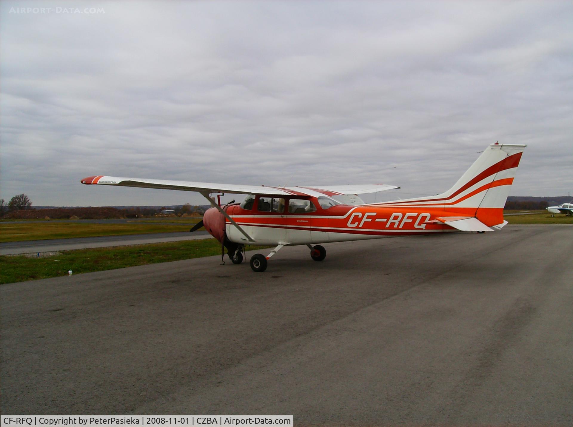 CF-RFQ, 1973 Cessna 172M C/N 17261679, @ Burlington Airport
