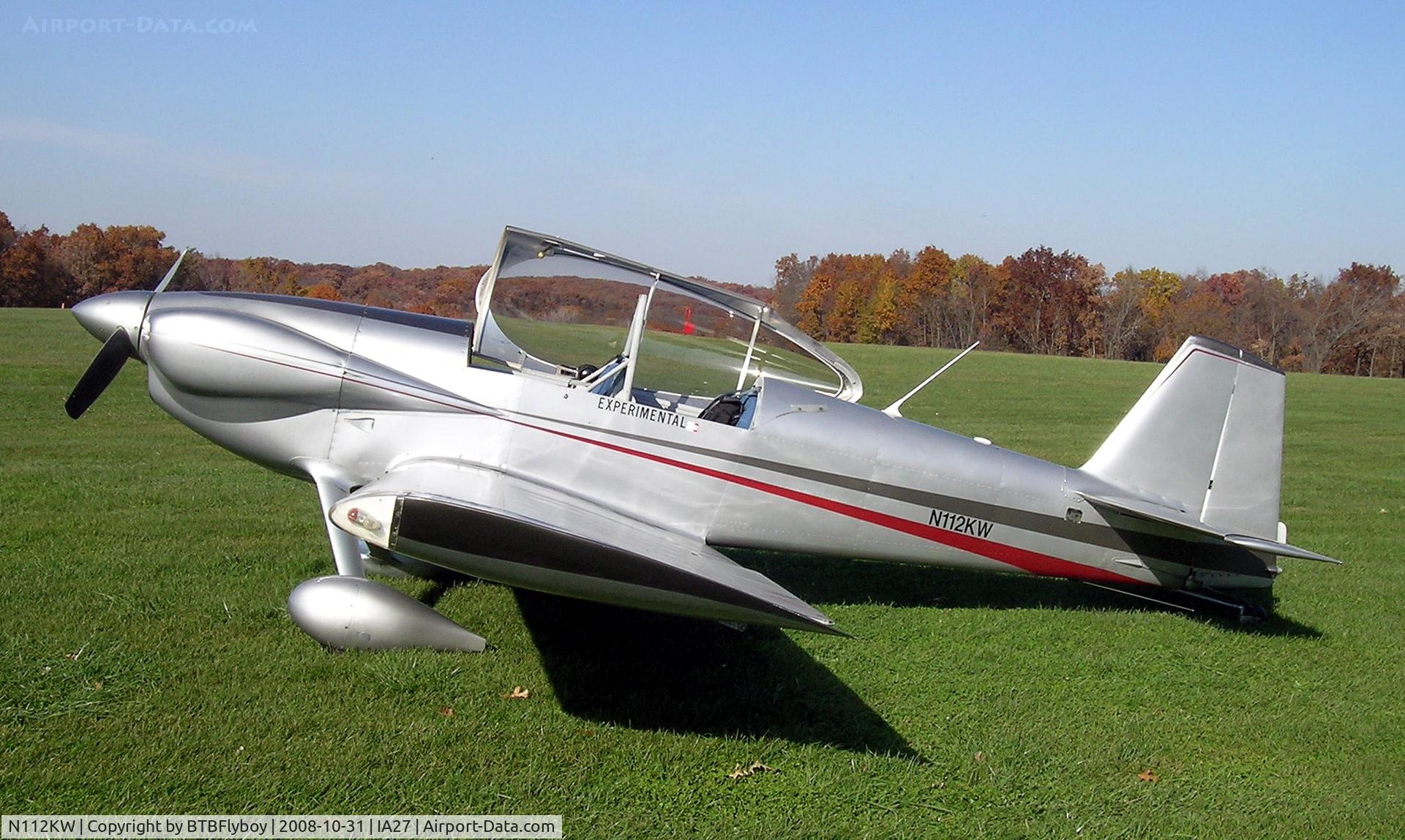 N112KW, 1991 Vans RV-4 C/N 1300, RV-4 at Antique Airfield near Blakesburg, IA