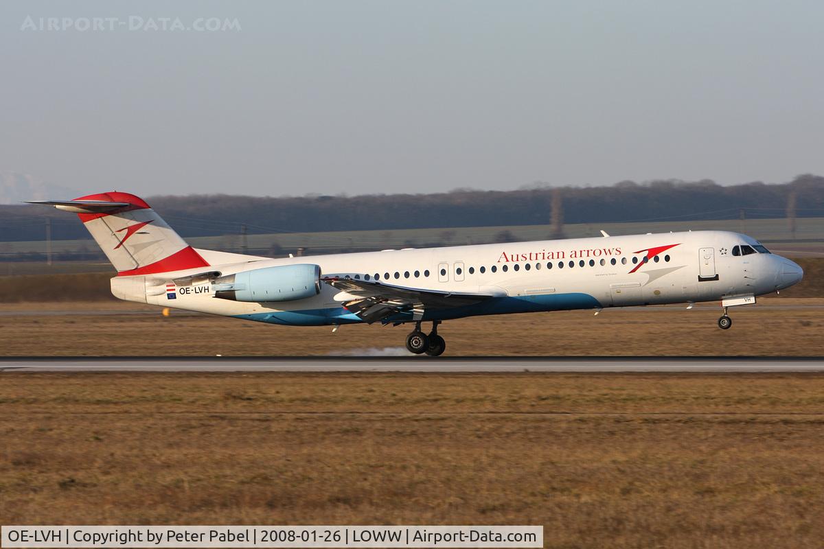 OE-LVH, 1993 Fokker 100 (F-28-0100) C/N 11456, VIE Trip
