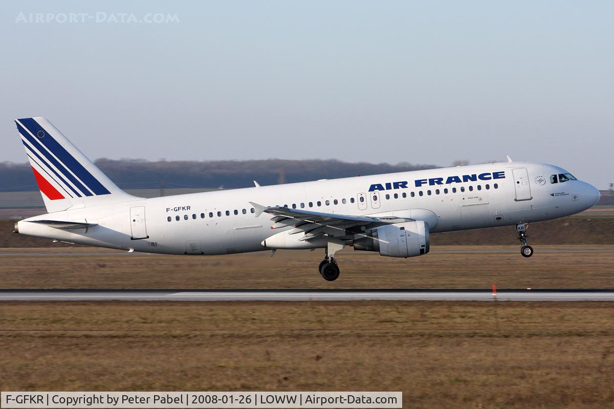 F-GFKR, 1991 Airbus A320-211 C/N 0186, VIE Trip