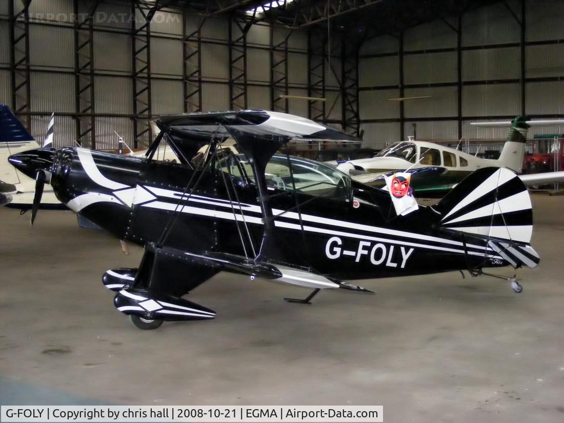 G-FOLY, 1980 Aerotek Pitts S-2A Special C/N 2213, Previous ID: N31477