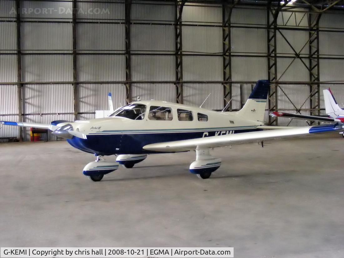 G-KEMI, 1998 Piper PA-28-181 Cherokee Archer III C/N 28-43180, MODERN AIR (UK) LTD; Previous ID: N41493