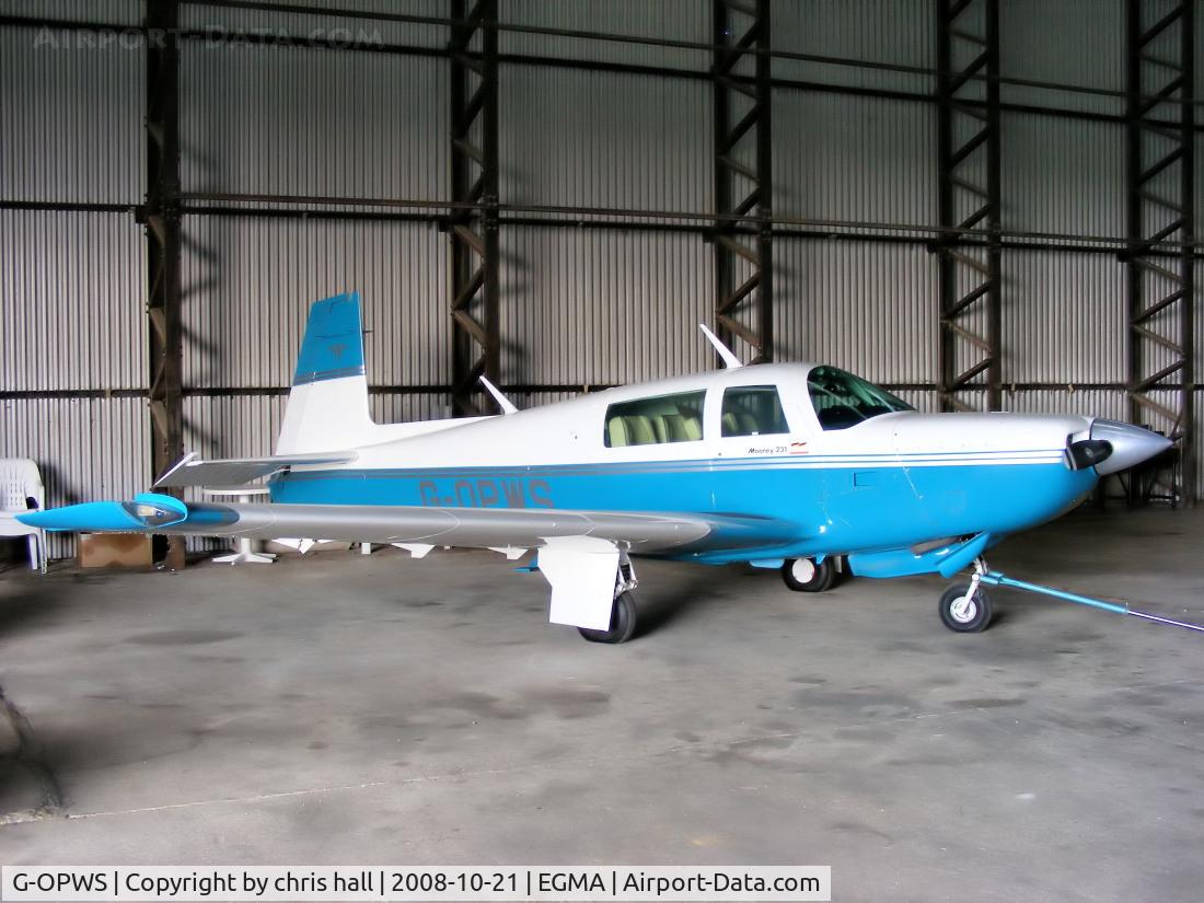 G-OPWS, 1982 Mooney M20K C/N 25-0663, Previous ID: N1162W