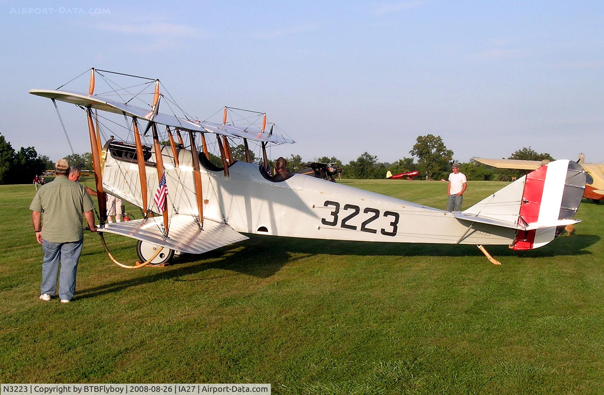 N3223, 1918 Curtiss JN4H C/N 8644, 2008 Antique Airplane Association 