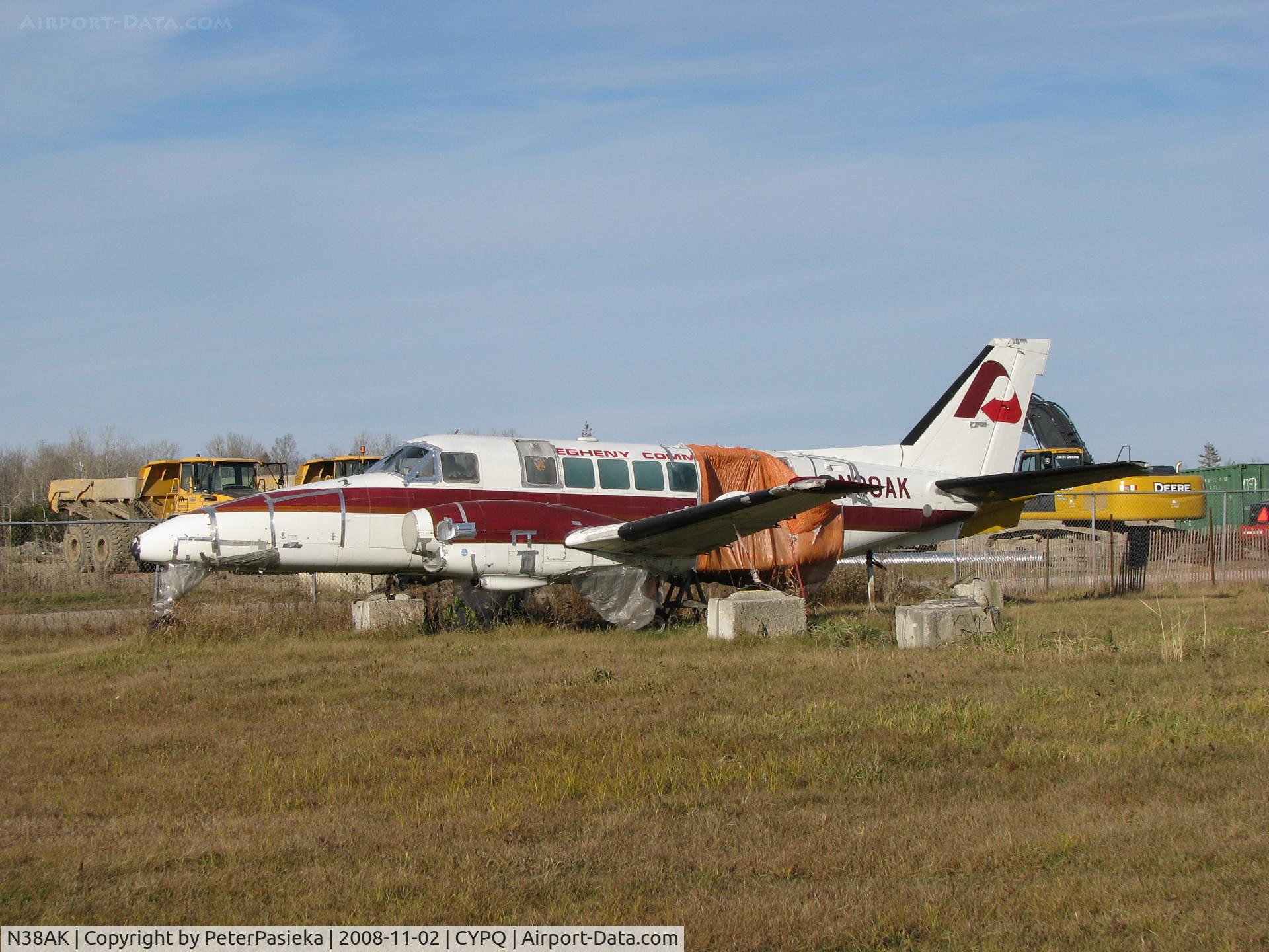 N38AK, 1974 Beech B99 Airliner C/N U-158, @ Peterborough Airport, Ontario Canada