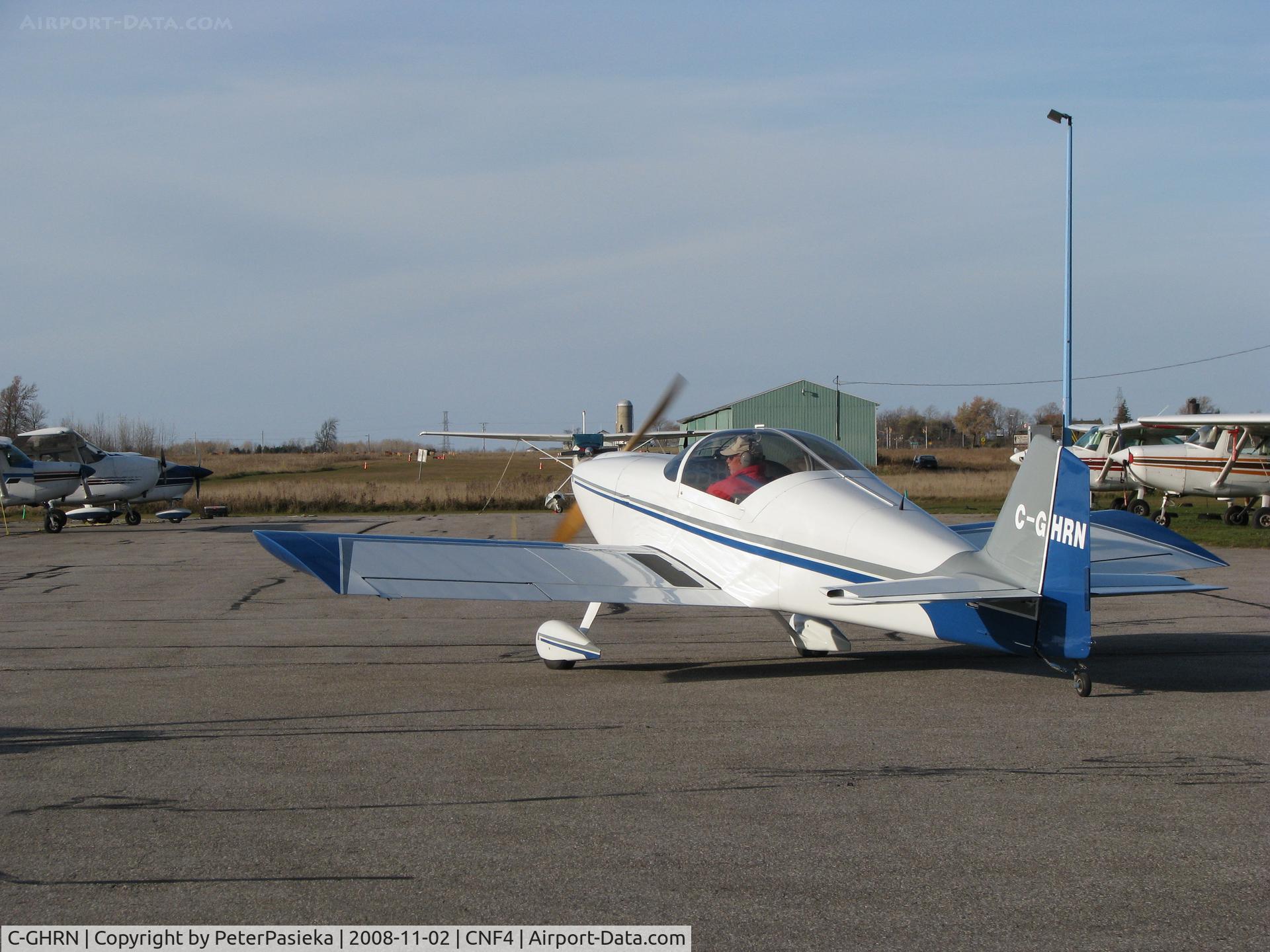 C-GHRN, 2001 Vans RV-6 C/N 23038, @ Lindsay Airport, Ontario Canada