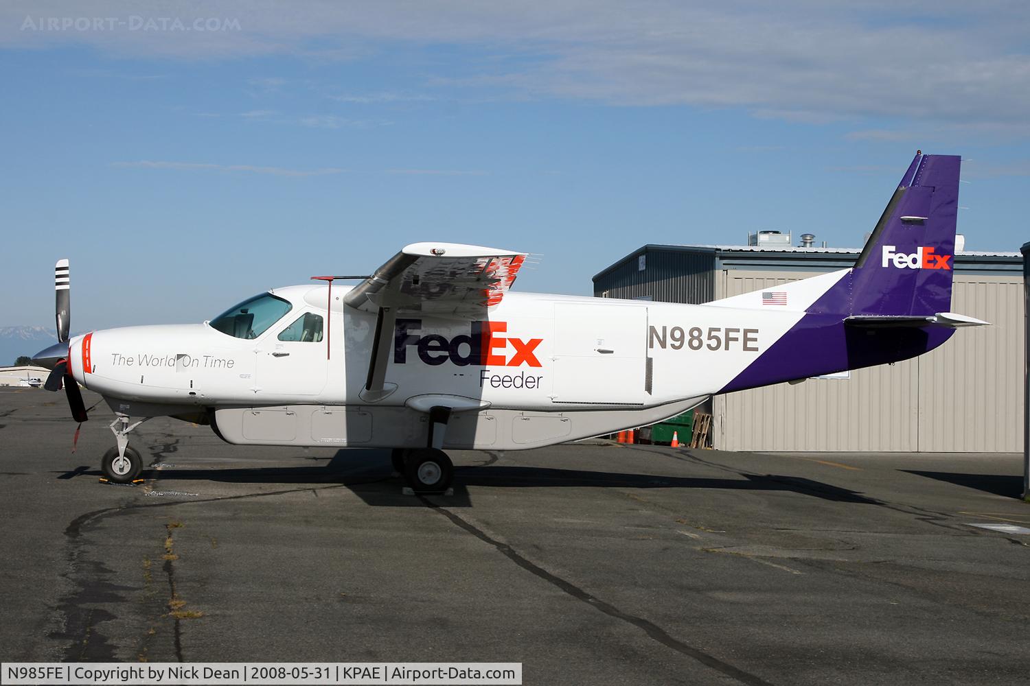 N985FE, 1988 Cessna 208B Super Cargomaster C/N 208B-0117, /