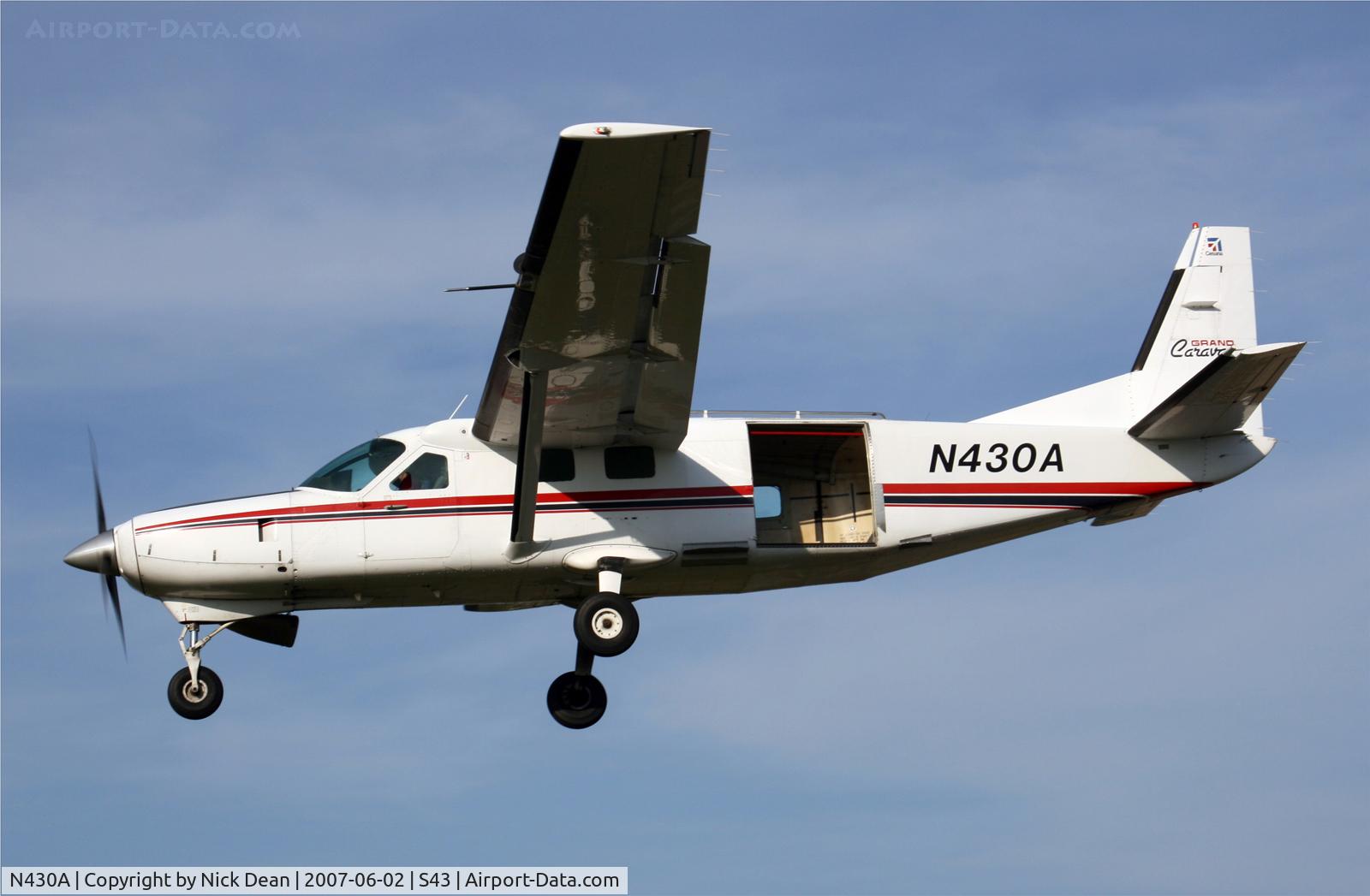 N430A, 1994 Cessna 208B Grand Caravan C/N 208B0415, This is the Skydive Caravan that went in last year in bad weather coming back from Eastern Washington