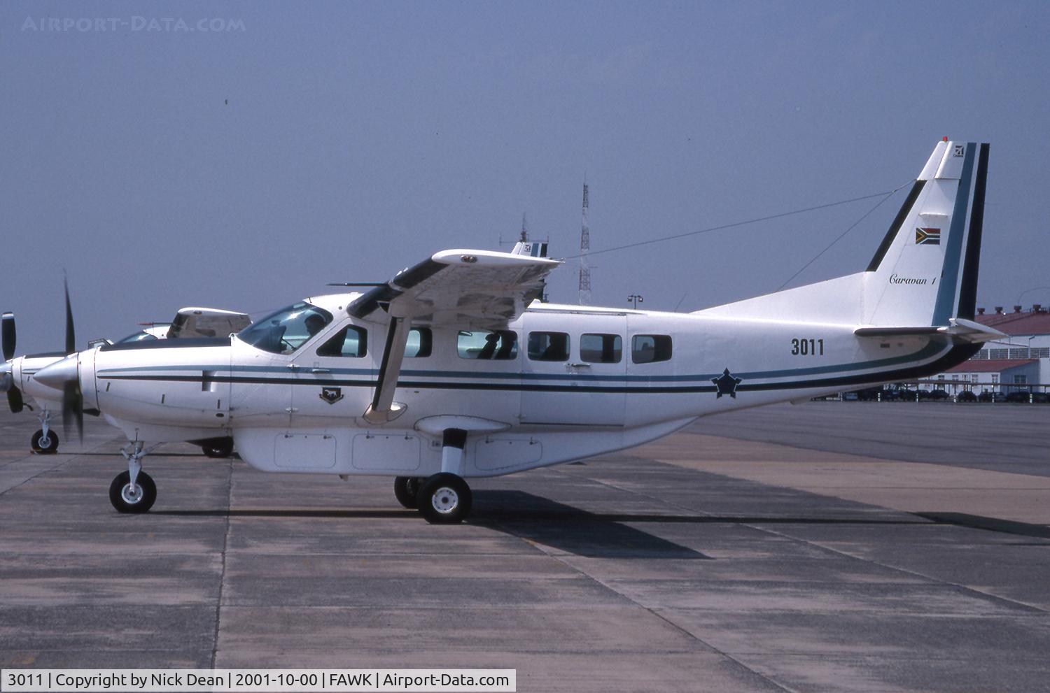 3011, Cessna 208 Caravan 1 C/N 208-0061, Waterkloof airside tour fantastic! and hope to do it again in 2 weeks on the 4th South African spotting/safari trip.
