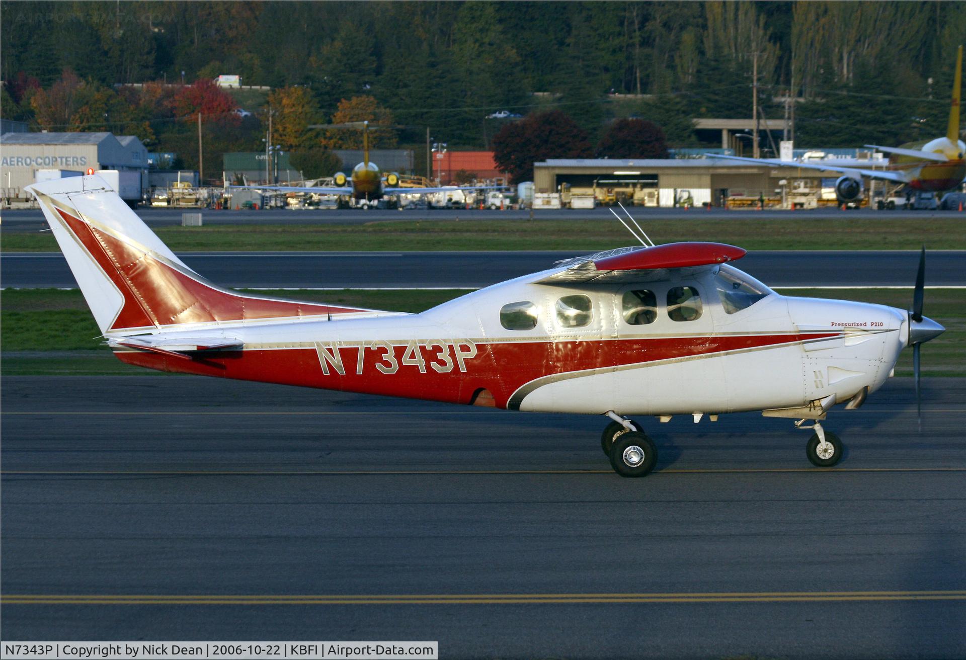 N7343P, 1978 Cessna P210N Pressurised Centurion C/N P21000006, /