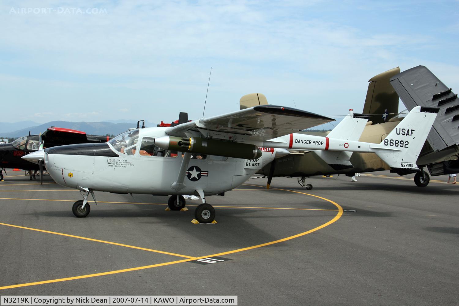 N3219K, 1968 Cessna O-2A Super Skymaster C/N 337M-0181, /
