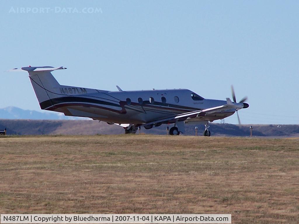 N487LM, 2003 Pilatus PC-12/45 C/N 517, Position and hold for 17L.