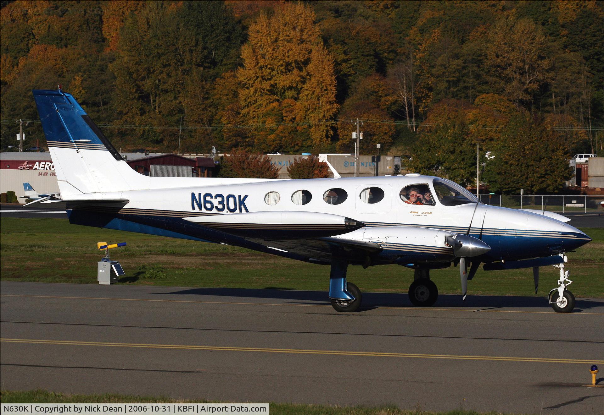 N630K, 1978 Cessna 340A C/N 340A0561, .