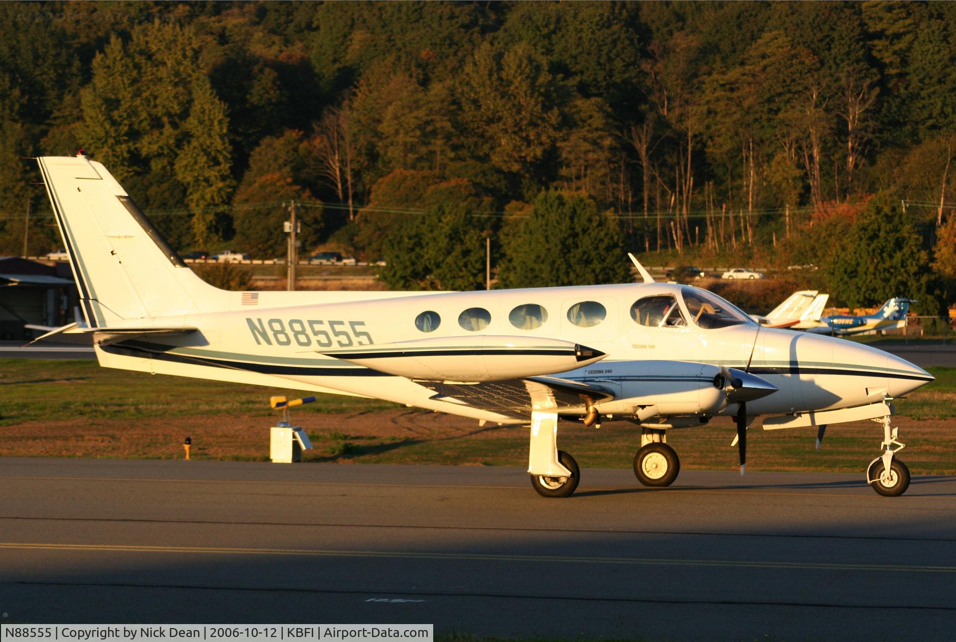 N88555, 1981 Cessna 340A C/N 340A1262, /