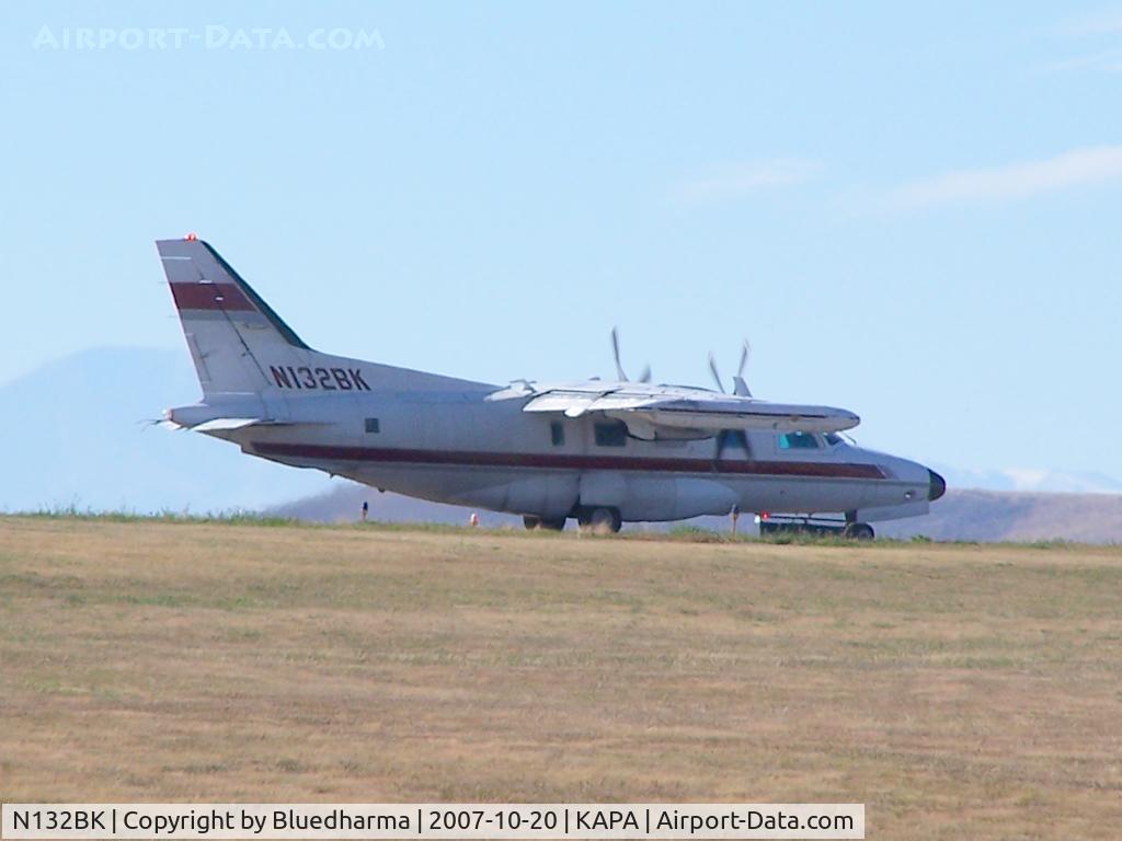 N132BK, 1981 Mitsubishi MU-2B-60 Marquise C/N 1529SA, Position and hold for 17L.