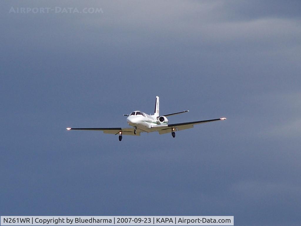 N261WR, 1997 Cessna 560 Citation Ultra C/N 560-0447, On final approach to 17L.