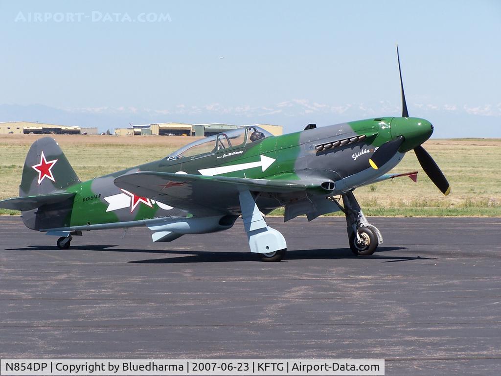 N854DP, 1994 Yakovlev Yak-3M C/N 0470101, Parked on display