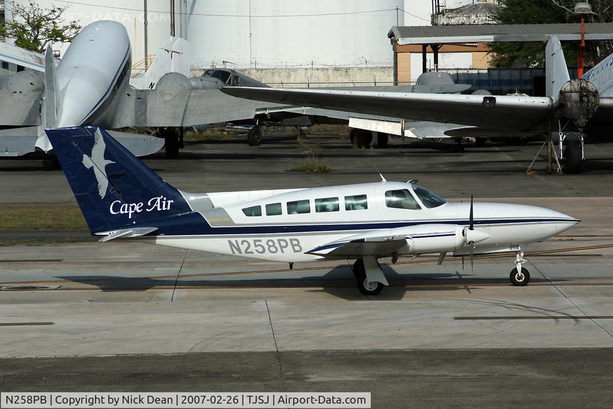 N258PB, 1980 Cessna 402C C/N 402C0336, /