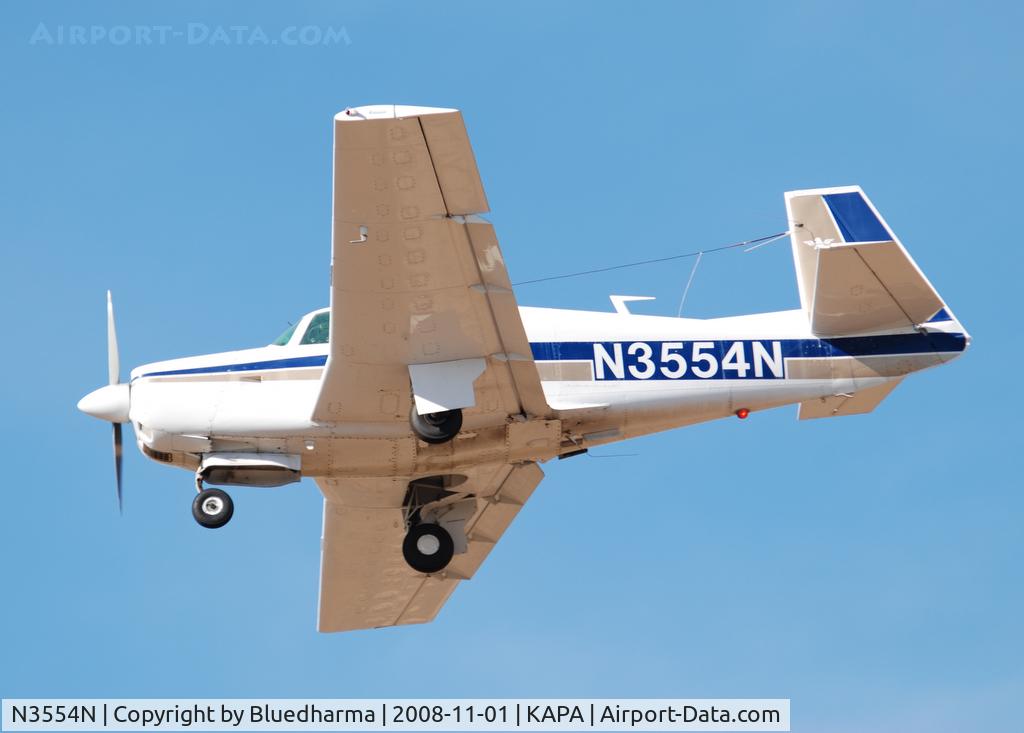 N3554N, 1967 Mooney M20F Executive C/N 680094, On final approach to 17L.