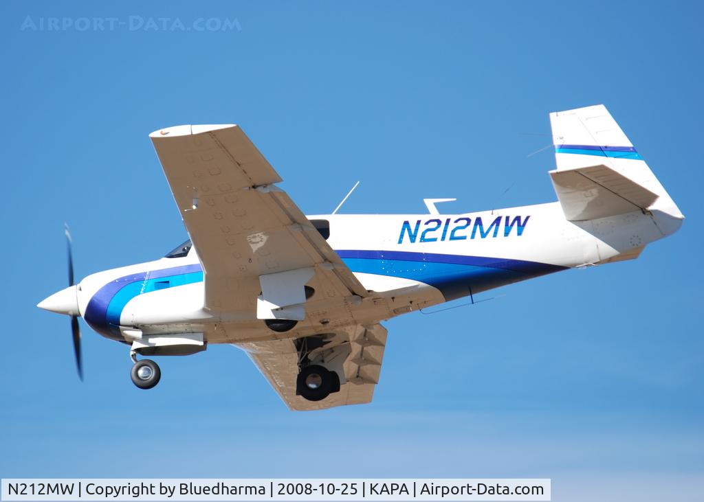 N212MW, 1969 Mooney M-20G Statesman C/N 690005, On final approach to 17L.