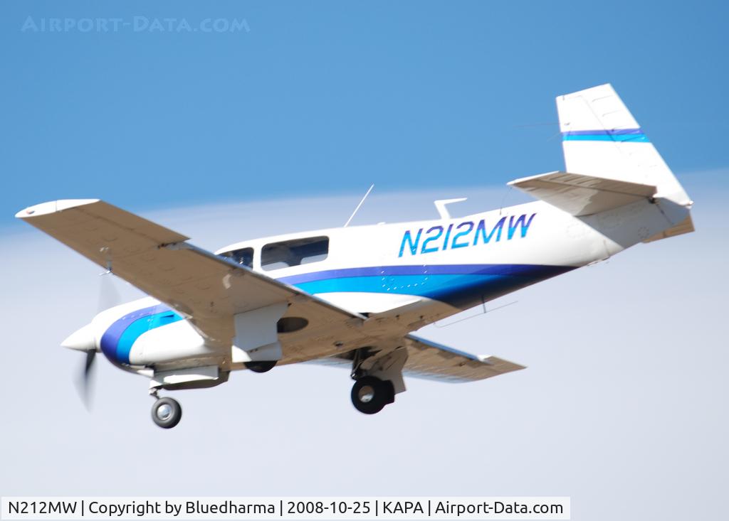 N212MW, 1969 Mooney M-20G Statesman C/N 690005, On final approach to 17L.