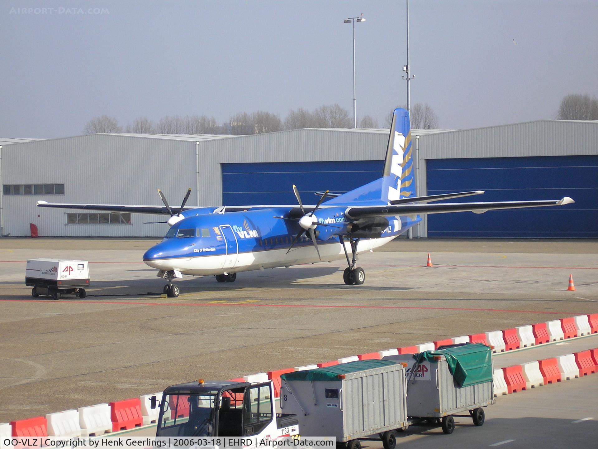 OO-VLZ, 1992 Fokker 50 C/N 20264, Rotterdam Airport 2006  , VLM