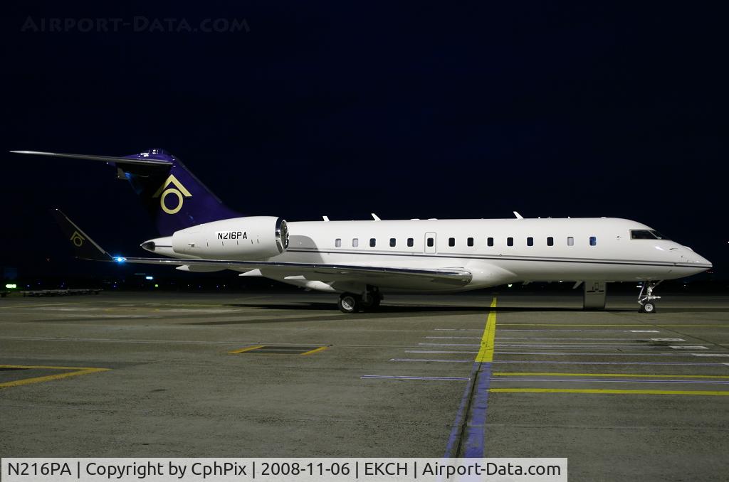 N216PA, 2007 Bombardier BD-700-1A11 Global 5000 C/N 9282, G5000