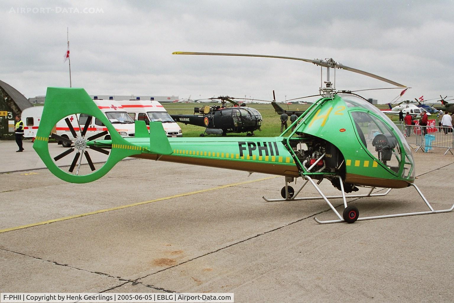 F-PHII, Dynali Helicopter S.a. DYNALI H-2 C/N 01, Bierset Heli days 05 jun 2005