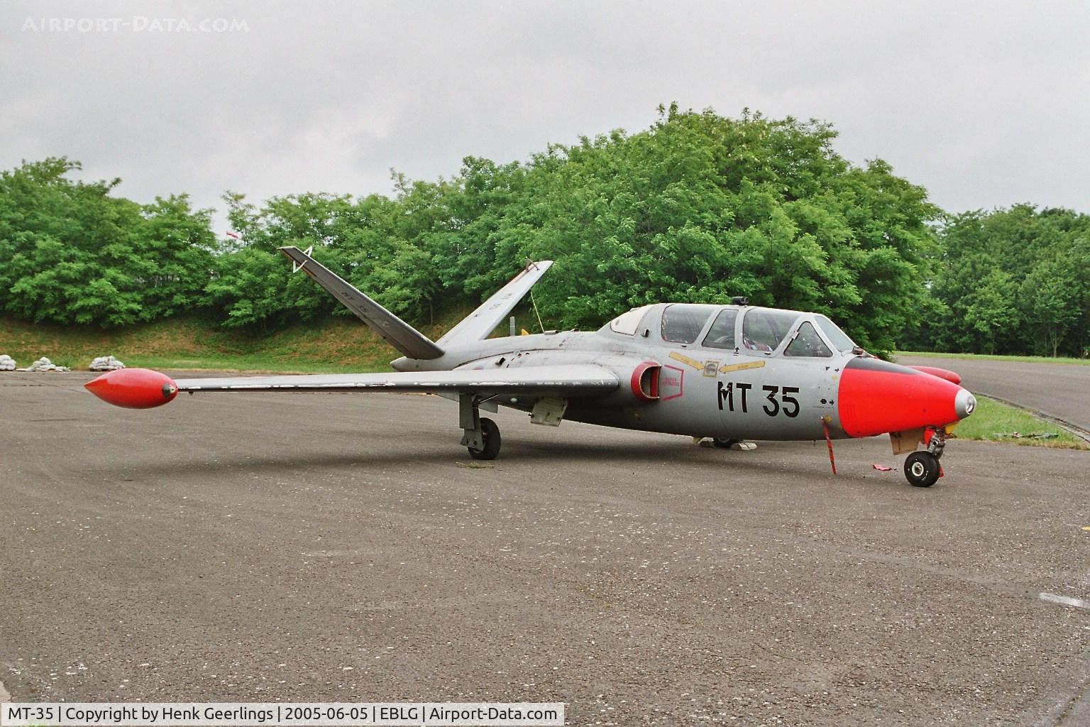 MT-35, Fouga CM-170R Magister C/N 292, Bierset Heli days 05 jun 2005