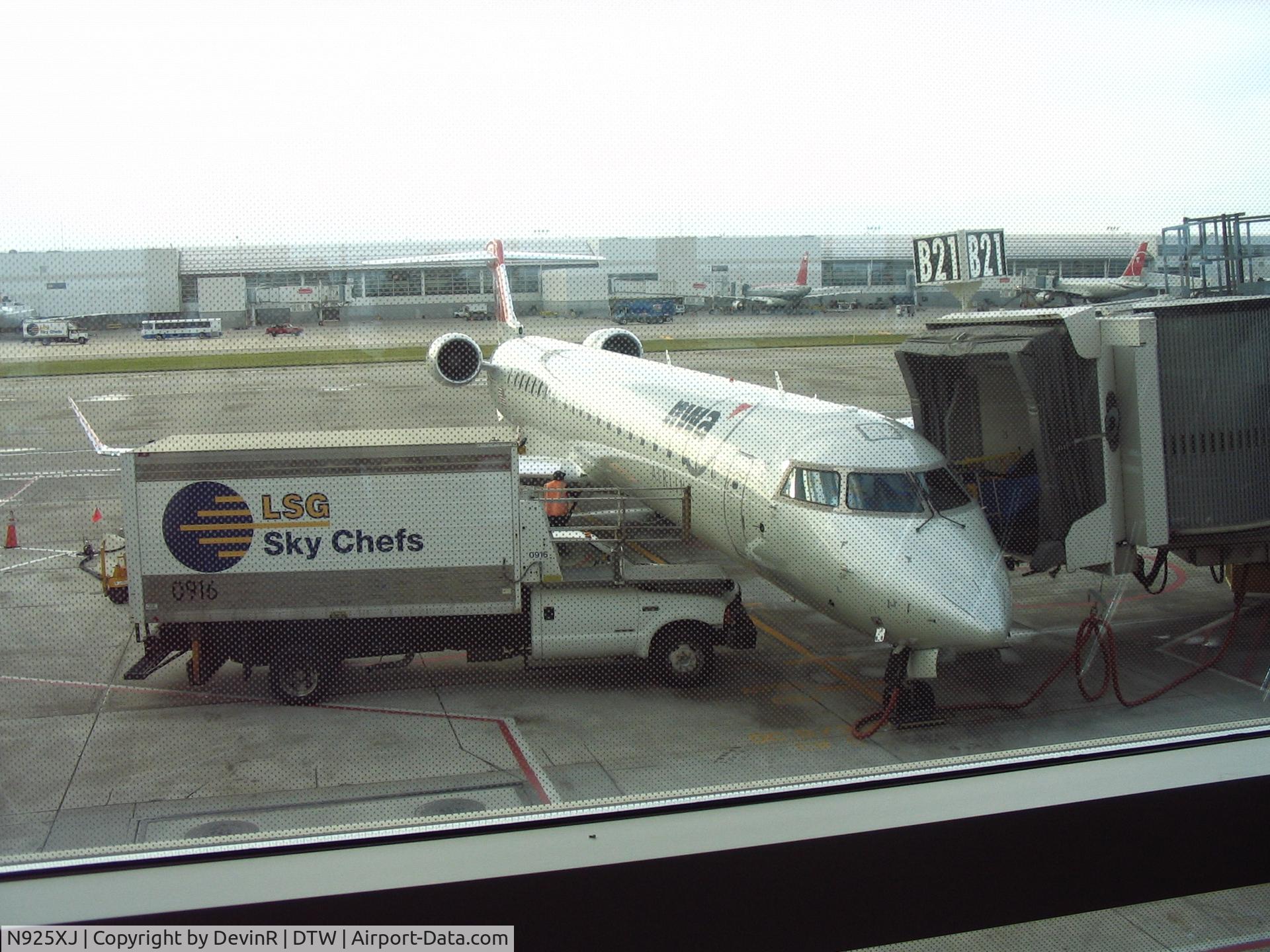 N925XJ, 2008 Canadair CRJ-900ER (CL-600-2D24) C/N 15183, Rode on this plane from IND-DTW