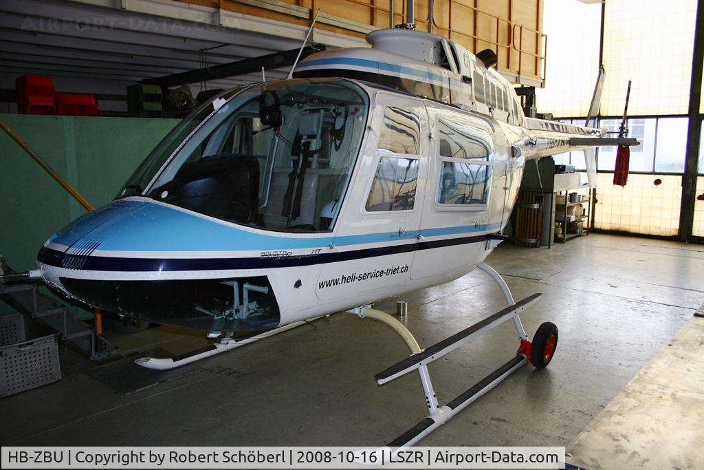 HB-ZBU, 1984 Agusta AB-206B JetRanger II C/N 8649, Visit at TRIET Helicopter Service