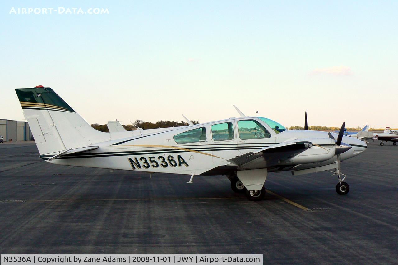 N3536A, 1970 Beech E-55 Baron C/N TE-775, At Midlothian Airport