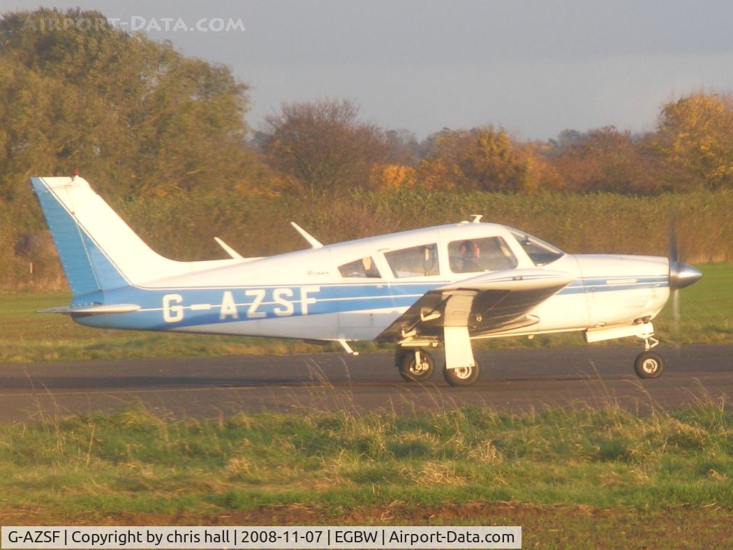 G-AZSF, 1972 Piper PA-28R-200-2 Cherokee Arrow II C/N 28R-7235048, taken from G-BNJT