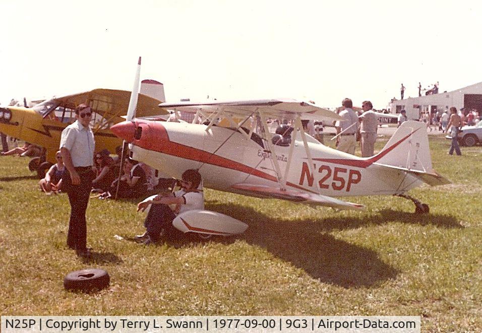 N25P, 1966 Smith DSA-1 Miniplane C/N HCP-2, Parked in Akron, NY at a small airshow.