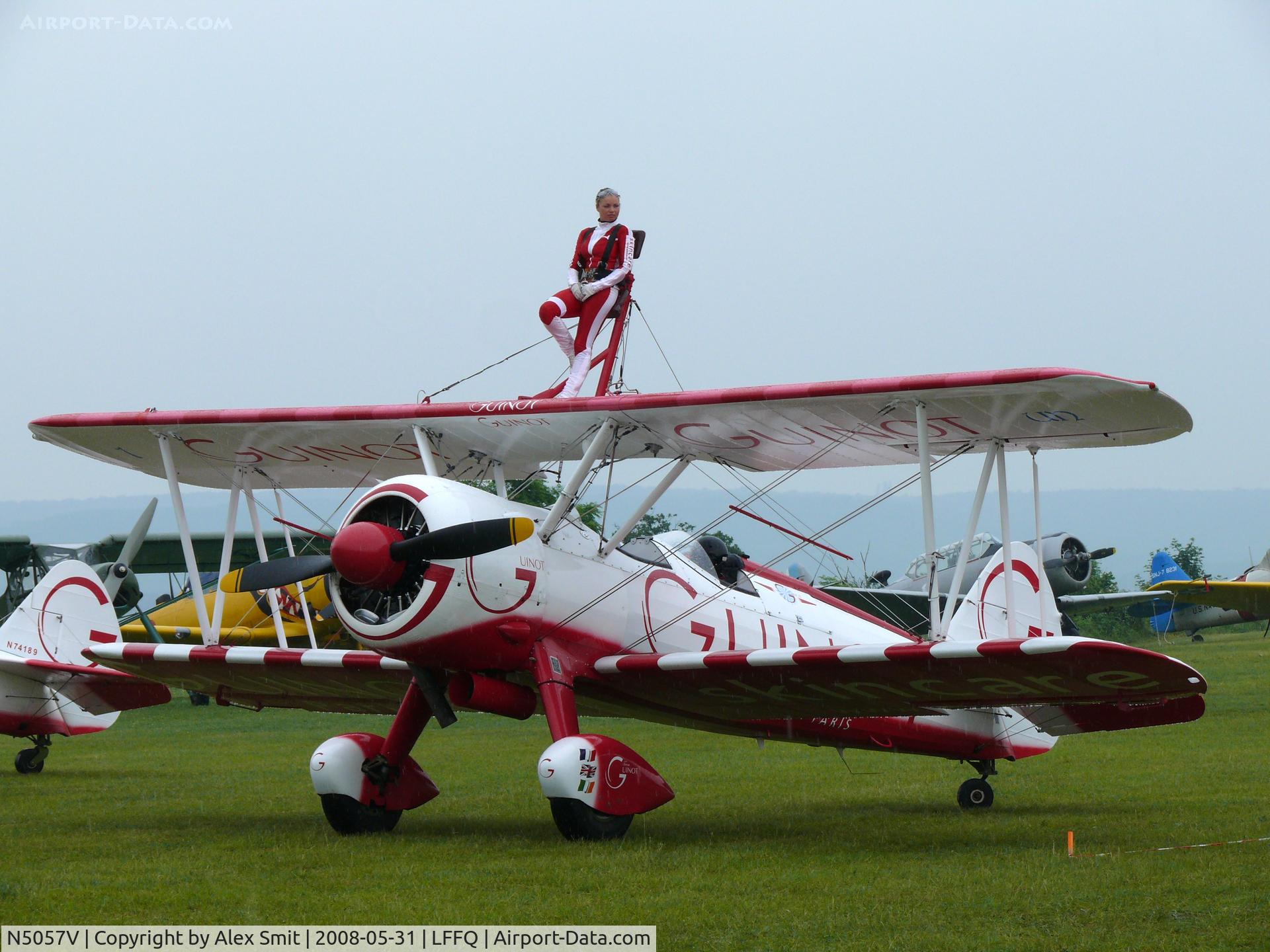 N5057V, 1942 Boeing A75N1(PT17) C/N 75-5598, Boeing/Stearman A75N1 Kaydet N5057V Team Guinot