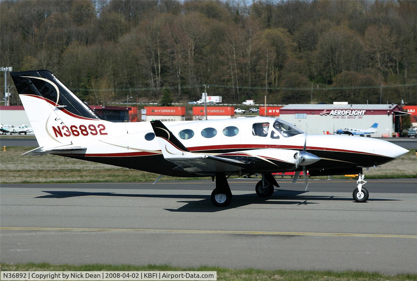 N36892, 1979 Cessna 414A Chancellor C/N 414A0244, KBFI