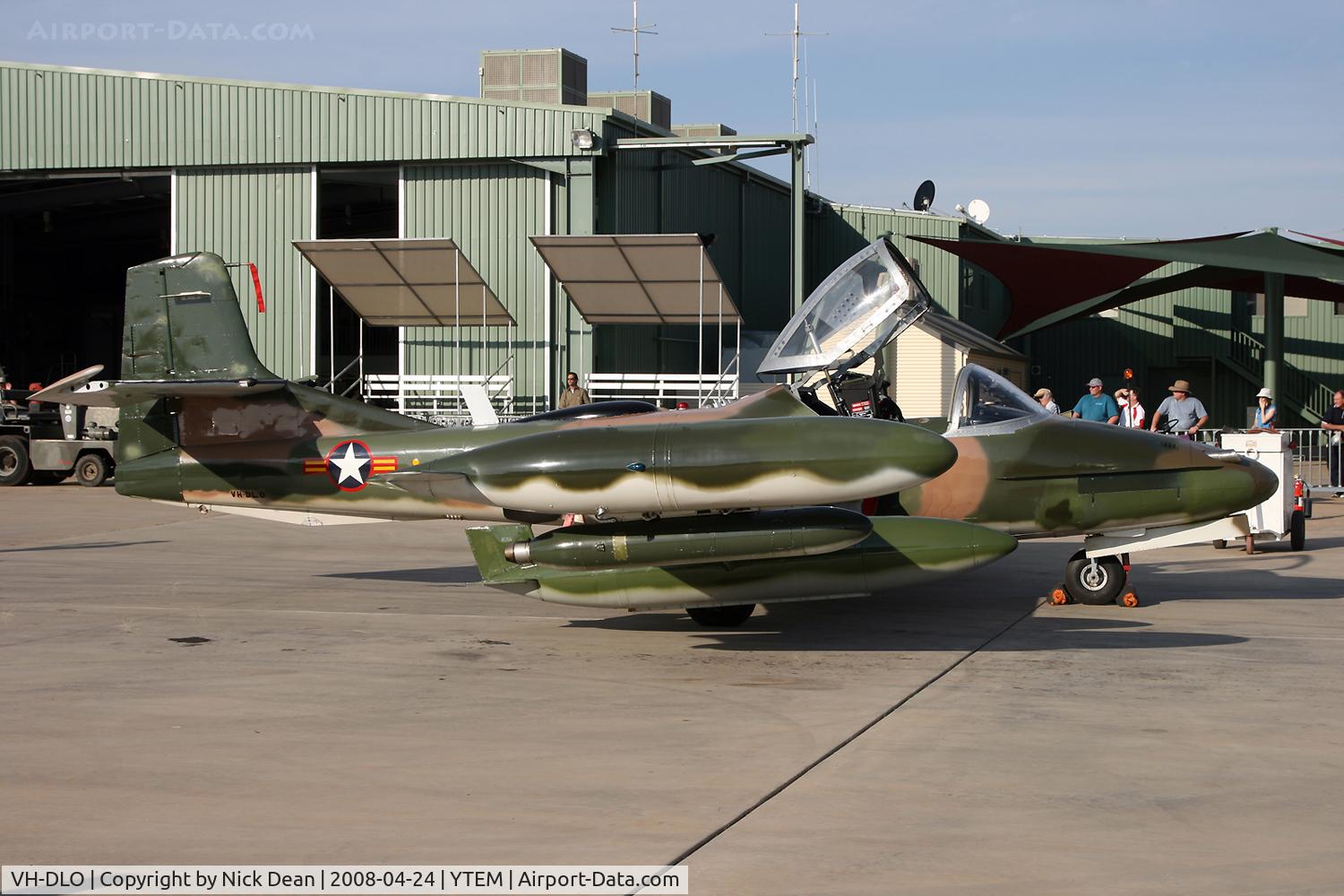 VH-DLO, 1969 Cessna A-37B Dragonfly C/N 43156, C/N 43156 not as shown which is the military serial number