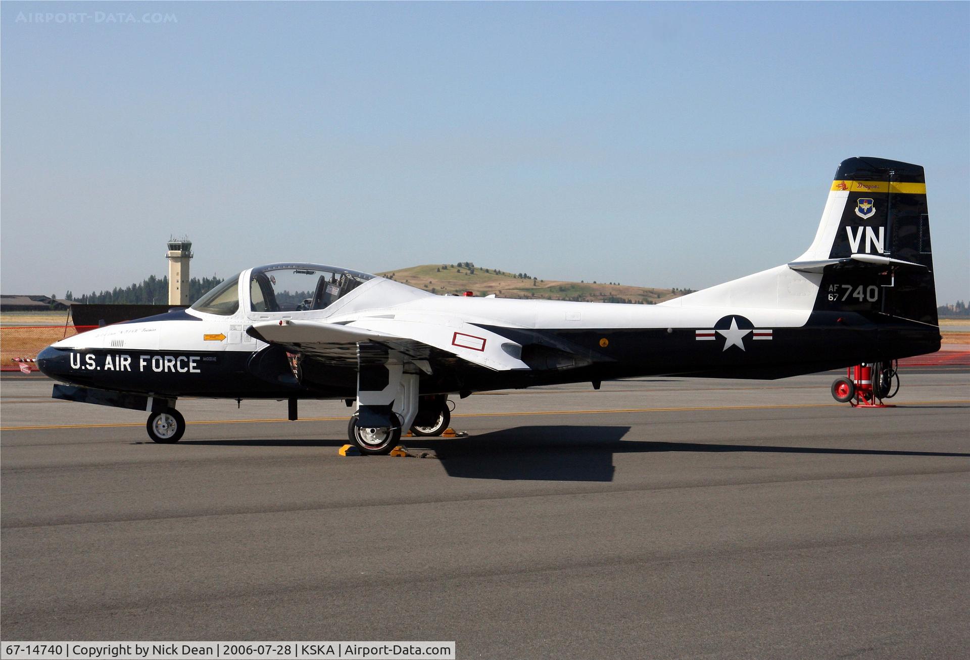 67-14740, 1967 Cessna T-37B Tweety Bird C/N 40995, At least the C/N presented is actually a T37 close but no cigar the C/N for this airframe is actually 40995