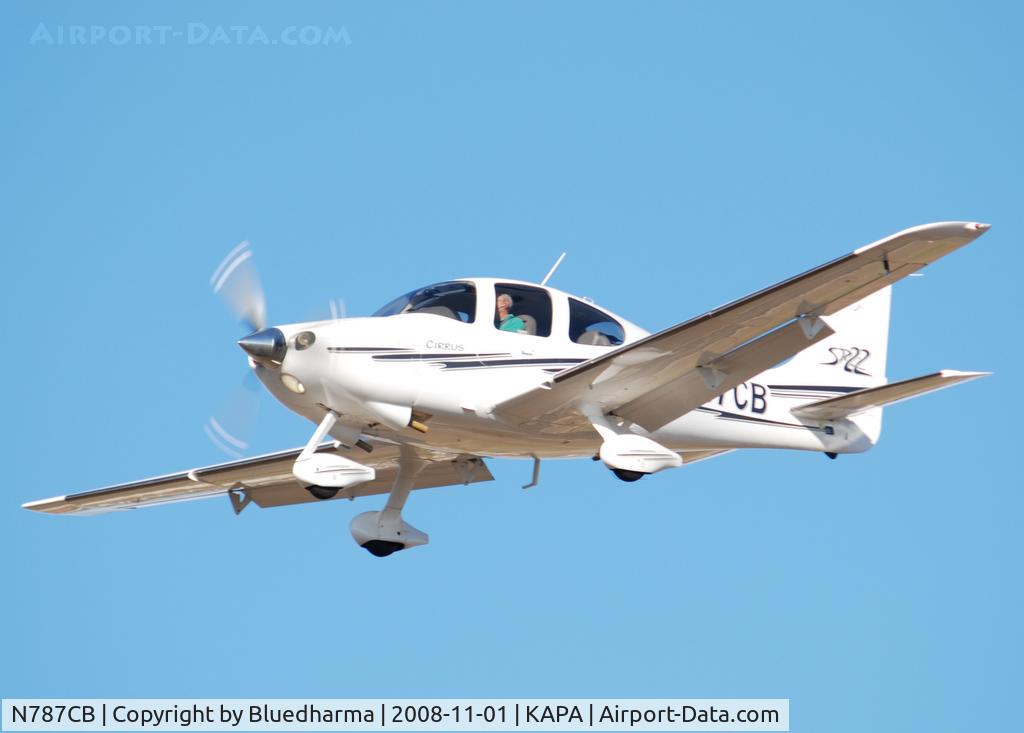 N787CB, 2003 Cirrus SR22 C/N 0787, On final approach to 17L.