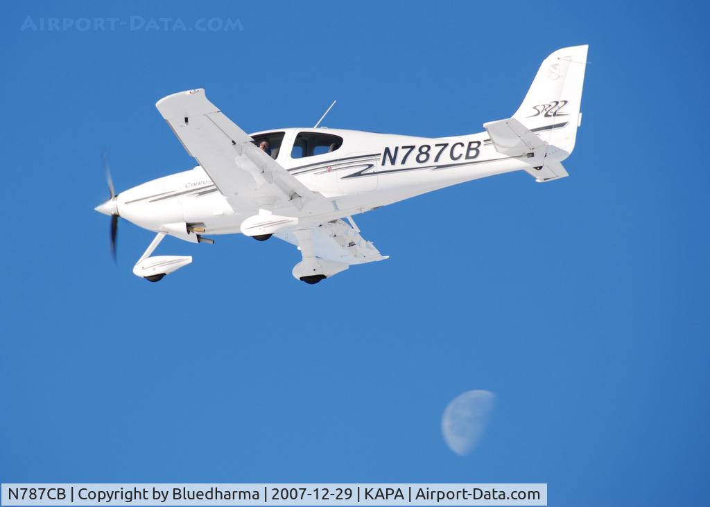 N787CB, 2003 Cirrus SR22 C/N 0787, On final approach to 17L.