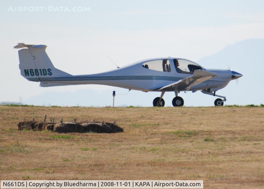 N661DS, 2005 Diamond DA-40 Diamond Star C/N 40.600, Position and Hold for 17L.