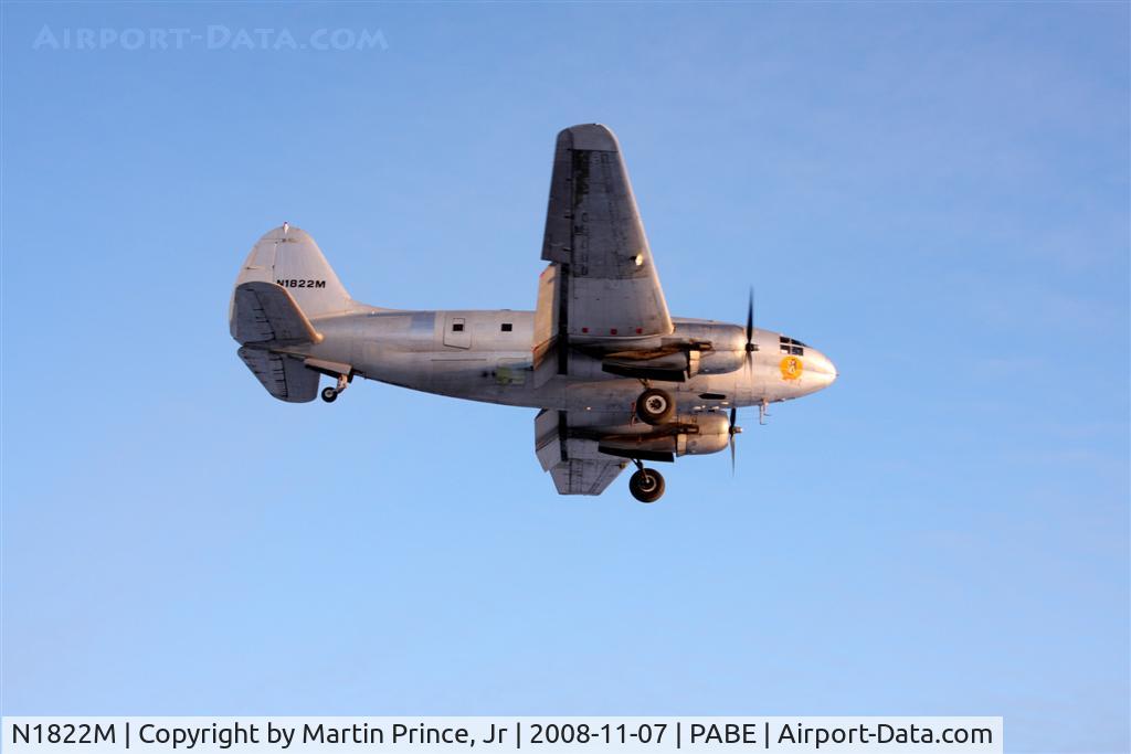 N1822M, 1945 Curtiss Wright C-46F-1CU C/N 22521, Evert's Fuel Hauling Commando