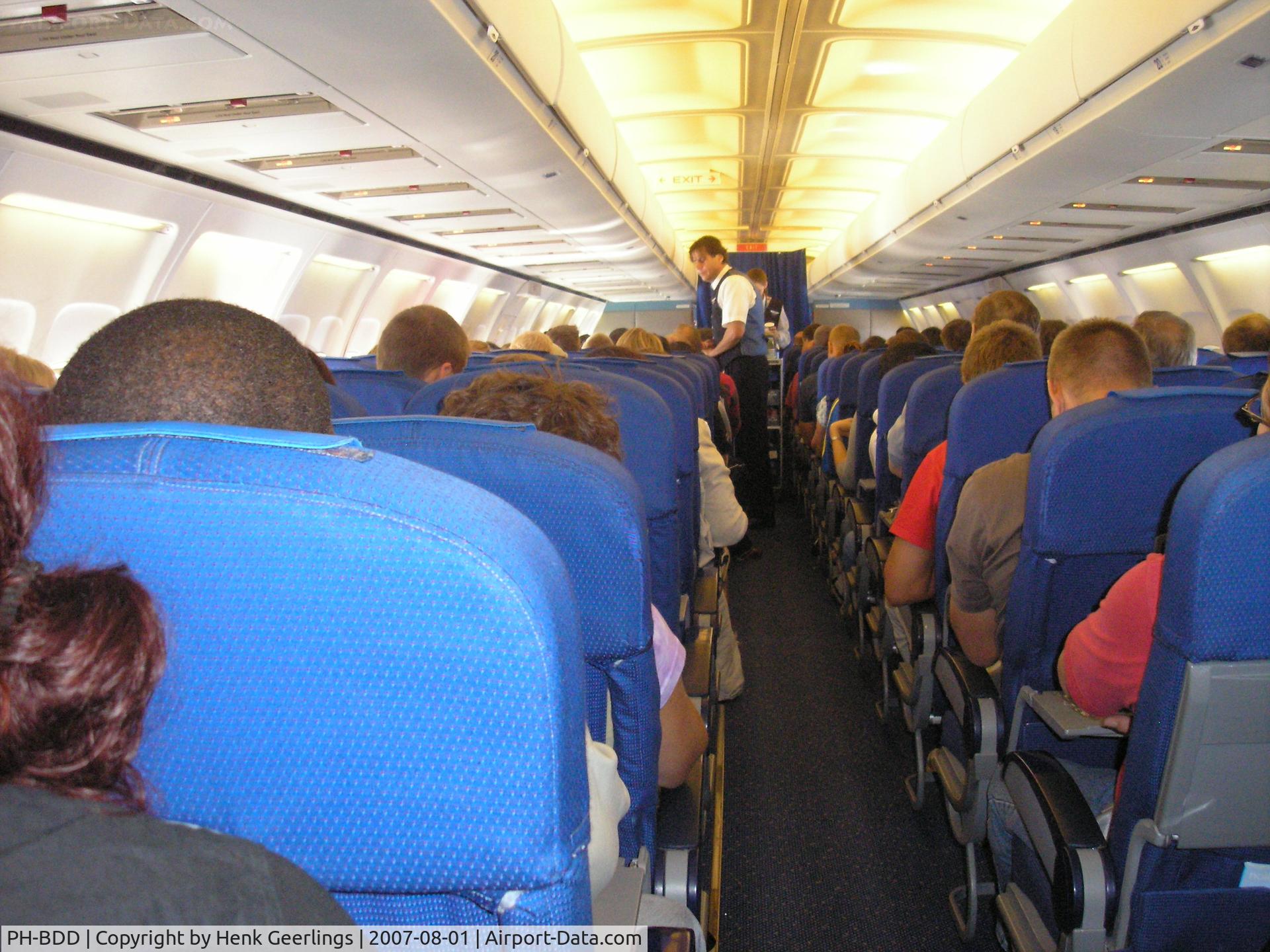 PH-BDD, 1986 Boeing 737-306 C/N 23540, Cabin , flight STO - AMS , KLM